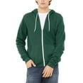 thumbnail image 1 of JustBlanks Full Zip Hoodie Sweatshirt Soft Cotton Blend Fleece Front Pockets Long Sleeve Casual Zip Up, 1 of 1