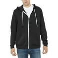 thumbnail image 1 of JustBlanks Full Zip Hoodie Sweatshirt Soft Cotton Blend Fleece Front Pockets Long Sleeve Casual Zip Up, 1 of 1
