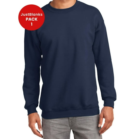 JustBlanks Tall Essential Fleece Crewneck Sweatshirt