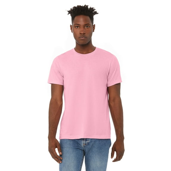 JustBlanks Triblend Short Sleeve T Shirt, LILAC TRIBLEND, 2XL