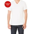 thumbnail image 1 of JustBlanks Triblend V Neck Short Sleeve Tee Side Seams Sizing Retail Fit Pre Shrunk, 1 of 1