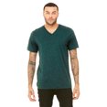 thumbnail image 1 of JustBlanks Triblend V-Neck Short Sleeve Tee, 1 of 1