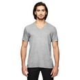 thumbnail image 1 of JustBlanks Triblend V Neck T Shirt Double Needle Stitched Sleeves Bottom Hem Side Seams, 1 of 1