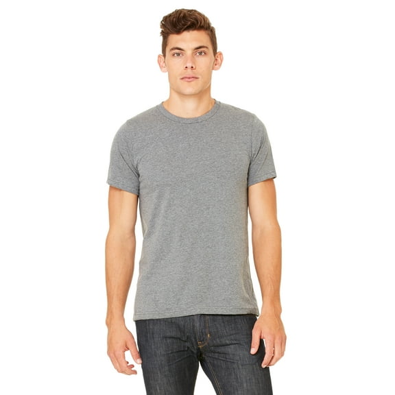 JustBlanks Mens Womens Crew Neck Tee American Made Lightweight Cotton