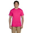 thumbnail image 1 of JustBlanks Ultra Cotton T-Shirt Classic Fit Classic Width Rib Collar Taped Neck And Shoulders For Comfort, Heliconia , S, 1 of 1