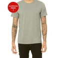 thumbnail image 1 of JustBlanks Unisex CVC Jersey Tee Coverstitched collar and sleeves Shoulder-to-shoulder taping, 1 of 3