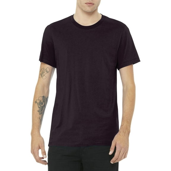 JustBlanks Jersey Short Sleeve Tee Shoulder to Shoulder Taping Side Seams