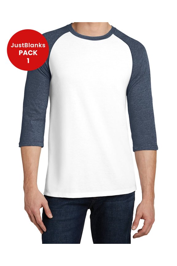 Very Important Tee 3/4 Sleeve Raglan Slightly slimmer body Back neck tape Straight hem