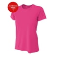 thumbnail image 1 of JustBlanks Women Short Sleeve Gyming T Shirt Lightweight Cooling Performance Crew Neck, 1 of 1