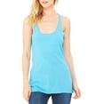 thumbnail image 1 of JustBlanks Women Triblend Racerback Tank Raw edge seams Pre shrunk Relaxed fit, 1 of 1