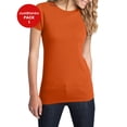 thumbnail image 1 of JustBlanks Womens Fitted Concert Soft Cotton Stylish Slim Fit T Shirt, 1 of 1