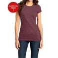 thumbnail image 1 of JustBlanks Womens Fitted Soft Cotton Stylish Comfortable Lightweight T-Shirt, 1 of 1