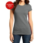 JustBlanks Womens Fitted Soft Cotton Stylish Comfortable Lightweight T-Shirt