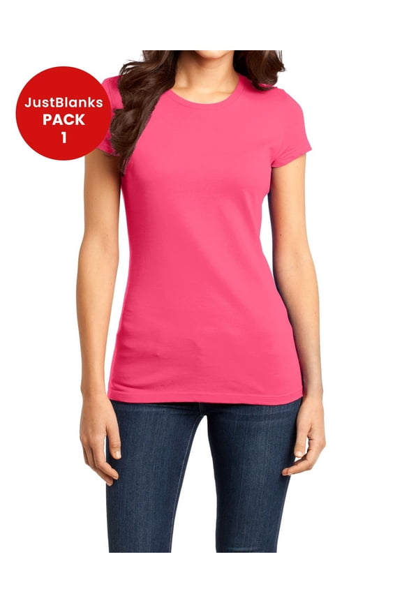 Womens Fitted Soft Cotton Stylish Comfortable Lightweight T-Shirt