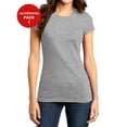 thumbnail image 1 of JustBlanks Womens Fitted Soft Cotton Stylish Comfortable Lightweight T-Shirt, 1 of 1
