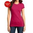 thumbnail image 1 of JustBlanks Womens Fitted Soft Cotton Stylish Comfortable Lightweight T-Shirt, 1 of 1