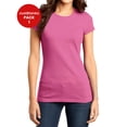thumbnail image 1 of JustBlanks Womens Fitted Soft Cotton Stylish Comfortable Lightweight T-Shirt, 1 of 1