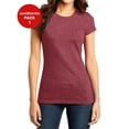thumbnail image 1 of JustBlanks Womens Fitted Soft Cotton Stylish Comfortable Lightweight T-Shirt, 1 of 1