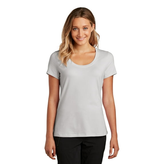 JustBlanks Womens Stretchy Flex Scoop Neck Soft Stylish Comfortable Fit T-Shirt