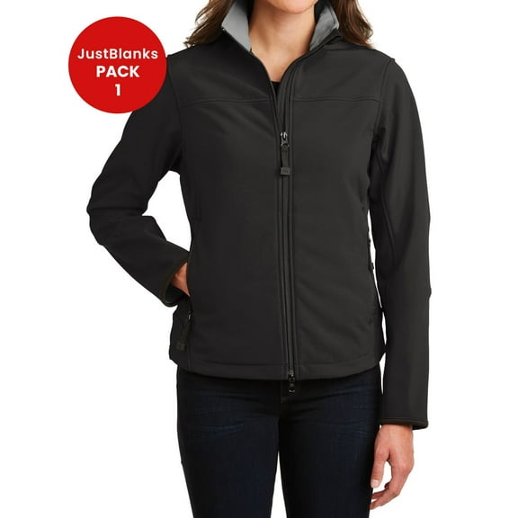 JustBlanks Women Lightweight Water Resistant Jacket Glacier Soft Shell