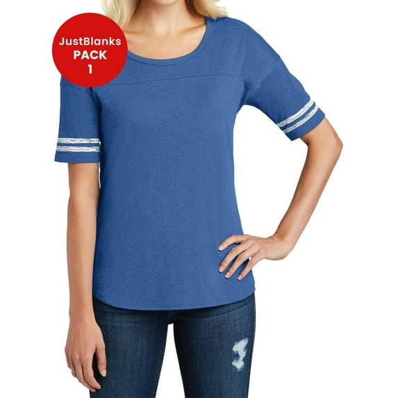 JustBlanks Women Scorecard Tee This comfortable tee delivers style fit for a winner Self fabric neck