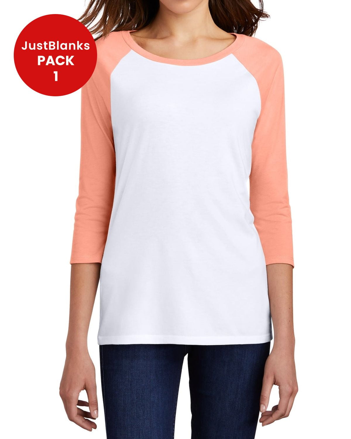 Never Printed Long T-shirt Raglan Sleeve Side Pocket For Women's