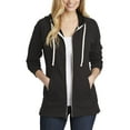 thumbnail image 1 of JustBlanks Womens Full Zip Hoodie French Terry Cotton Blend Long Sleeve with Front Pockets, 1 of 1
