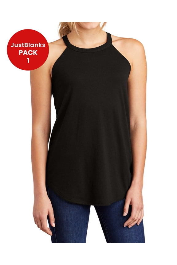 Women Perfect Tri Rocker Tank Tri Blend fabric infuses each garment with unique character