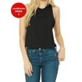 thumbnail image 1 of JustBlanks Women Racerback Crop Tank Relaxed cropped fit Raw edge armholes, 1 of 1