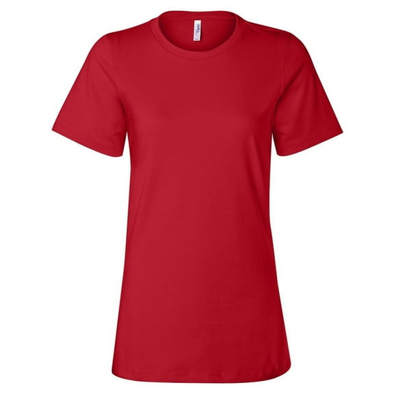 JustBlanks Women’s Relaxed Jersey Tee Pre Shrunk Relaxed Fit Side Seams