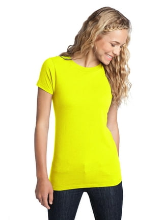 Neon yellow clothes top