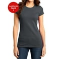 thumbnail image 1 of JustBlanks Women's Fitted Very Important Tee Crafted from ring spun cotton for ultimate comfort Form fitting, 1 of 1