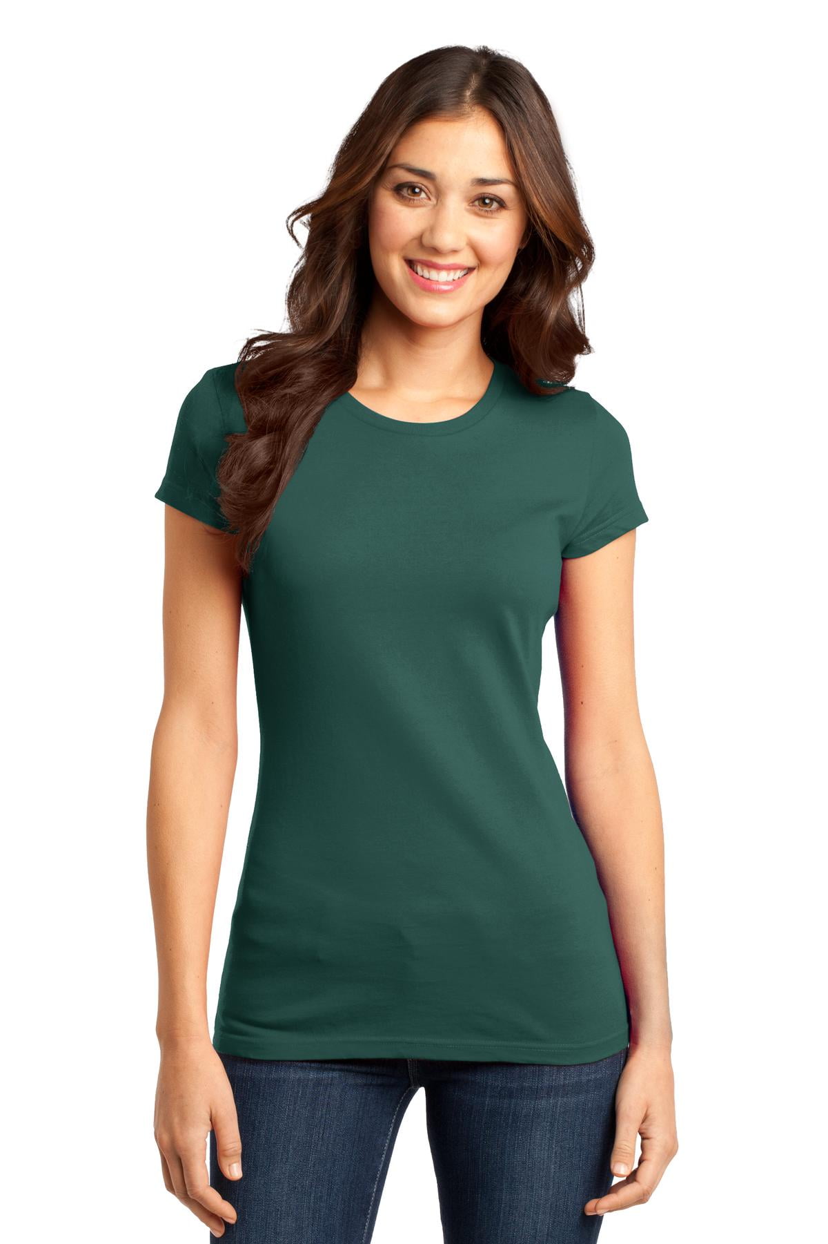 JustBlanks Women’s Short Sleeve Fitted Very Important Tee 4.3-ounce ...