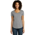thumbnail image 1 of JustBlanks Womens Fitted Scoop Neck T Shirt Soft Cotton Blend Slim Fit Stylish Curved Hem, 1 of 1