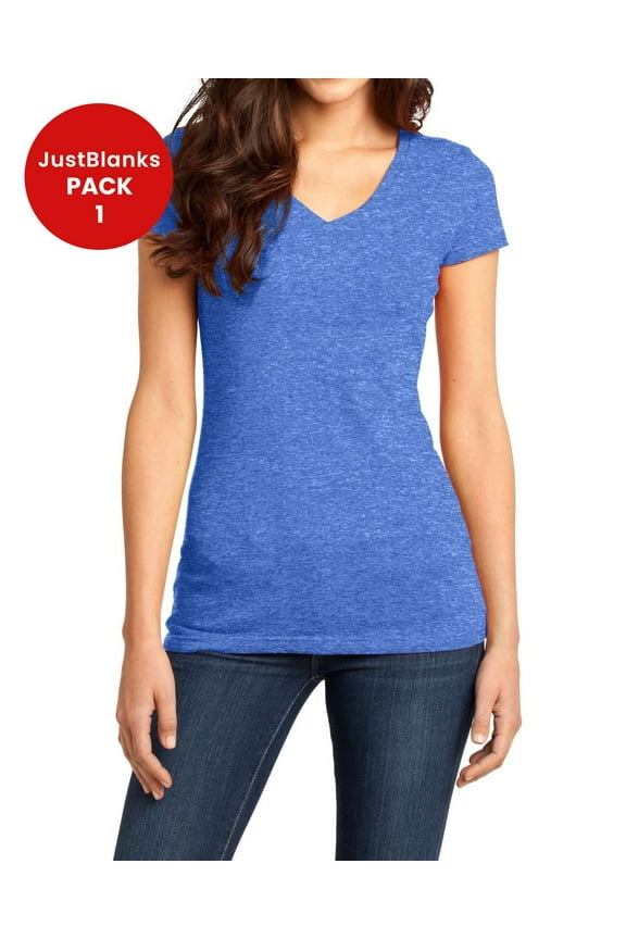 Juniors Very Important V Neck T Shirt 100 Ring Spun Combed Cotton 4.3 oz. Weight