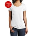 thumbnail image 1 of JustBlanks Womens Slim Fit V Neck Soft Cotton Comfortable Lightweight Casual T Shirt, 1 of 1