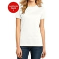 thumbnail image 1 of JustBlanks Ladies Perfect Weight 32 singles Shoulder to shoulder taping Crew Neck T Shirt, 1 of 1
