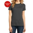 thumbnail image 1 of JustBlanks Ladies Perfect Weight 32 singles Shoulder to shoulder taping Crew Neck T Shirt, 1 of 1