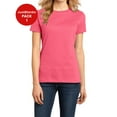 thumbnail image 1 of JustBlanks Ladies Perfect Weight 32 singles Shoulder to shoulder taping Crew Neck T Shirt, 1 of 1