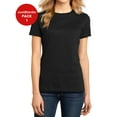 thumbnail image 1 of JustBlanks Ladies Perfect Weight 32 singles Shoulder to shoulder taping Crew Neck T Shirt, 1 of 1