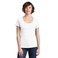 thumbnail image 1 of JustBlanks Ladies Perfect Weight Scoop Tee Shoulder to shoulder taping 32 singles T Shirt, 1 of 1