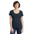 thumbnail image 1 of JustBlanks Ladies Perfect Weight Scoop Tee Shoulder to shoulder taping 32 singles T Shirt, 1 of 1
