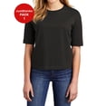 thumbnail image 1 of JustBlanks Long Sleeve Tees for Women Performance Boxier Fit Crewneck Tee Shirt, 1 of 1