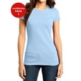 thumbnail image 1 of JustBlanks Womens Fitted Soft Cotton Stylish Comfortable Lightweight T-Shirt, 1 of 1