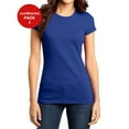 thumbnail image 1 of JustBlanks Womens Fitted Soft Cotton Stylish Comfortable Lightweight T-Shirt, 1 of 1