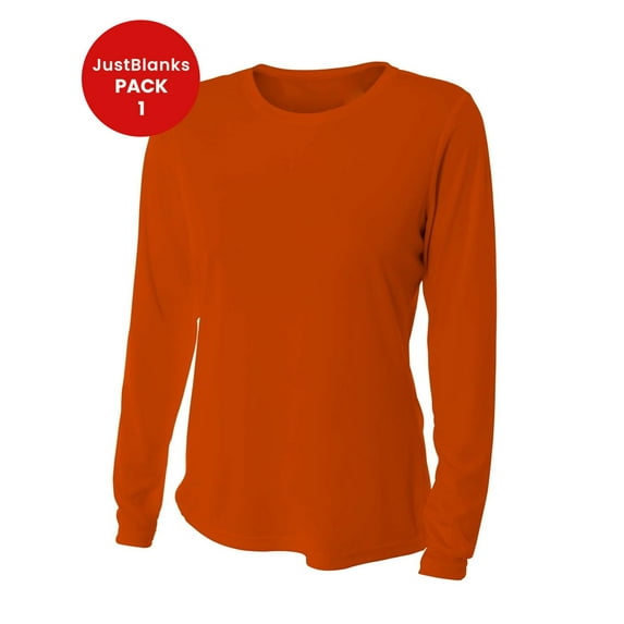 JustBlanks Women Long Sleeve T Shirts Cooling Performance Tees