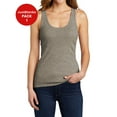 thumbnail image 1 of JustBlanks Womens Ribbed Lightweight Stretchy Sleeveless Tank Top for Everyday Comfort, 1 of 1