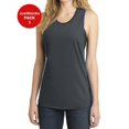 thumbnail image 1 of JustBlanks Womens Slim Fit V Neck Festival Tank with Curved Hem, 1 of 1