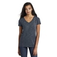thumbnail image 1 of JustBlanks Womens Soft Lightweight V Neck Relaxed Fit Breathable Cotton Blend T Shirt, 1 of 1
