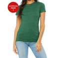 thumbnail image 1 of JustBlanks Women The Favorite T Shirt 7.2 oz. lin. yd. 100 Airlume Combed Ringspun Cotton, 1 of 1